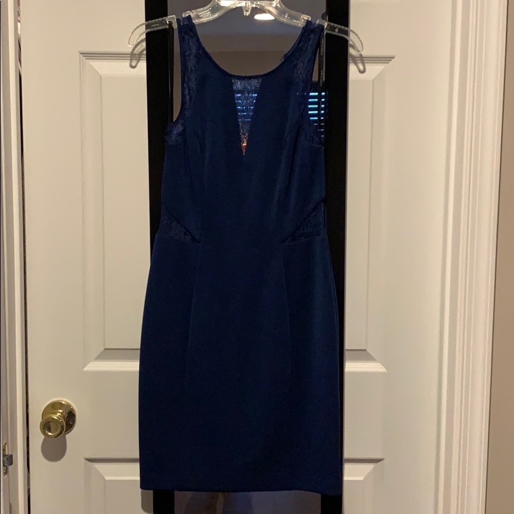 Guess fitted blue dress
